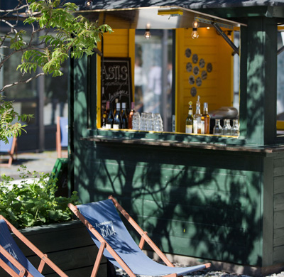 Boulebar Hötorget i Stockholm